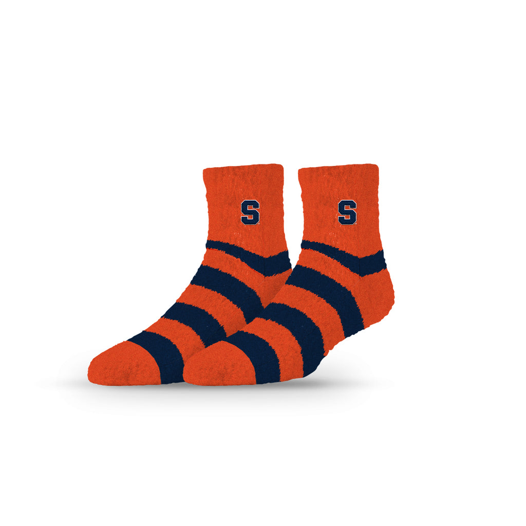 Syracuse University | Fuzzy Half Calf Embroidered | Stripe | N02800798ML