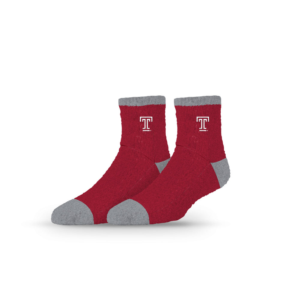 Temple University | Fuzzy Half Calf Embroidered | Primary Logo School Color | N02801054ML