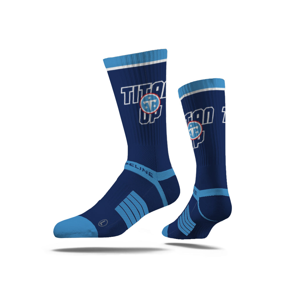 Tennessee Titans | Premium Knit Crew | Fan Logo | Navy Blue | N02414401ML