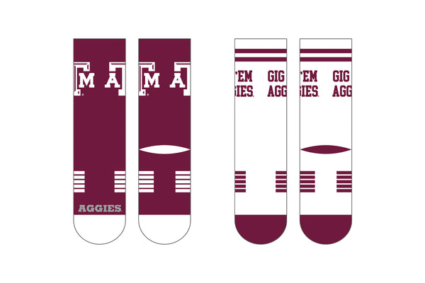 Texas A&M University | Premier Knit Crew | NCAA 2 Pack | N02514415ML