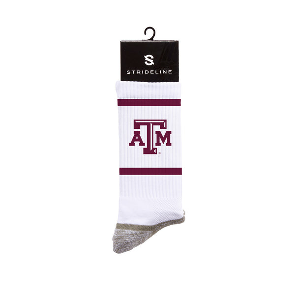 Texas A&M University | Premium Crew | Primary Logo White | N02594578ML
