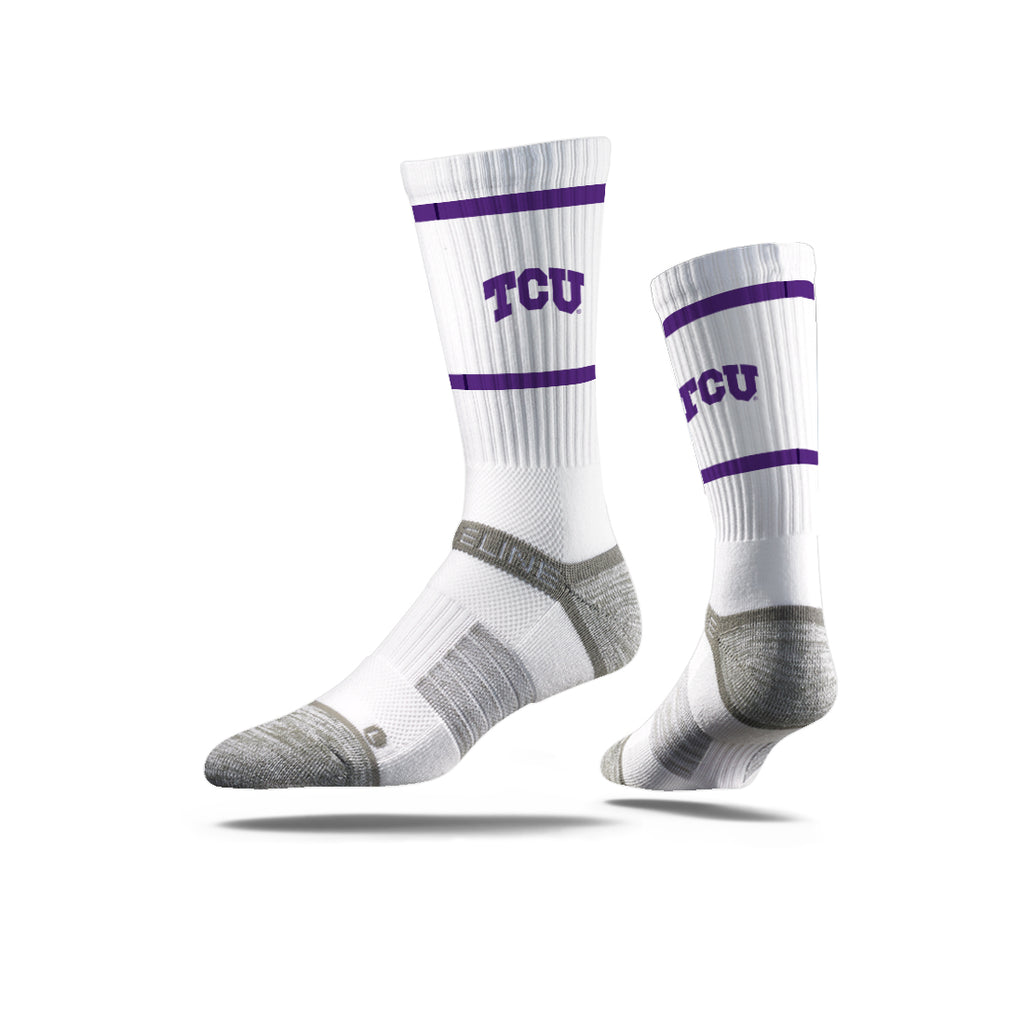 Texas Christian University | Premium Crew | Primary Logo White | N02380973ML