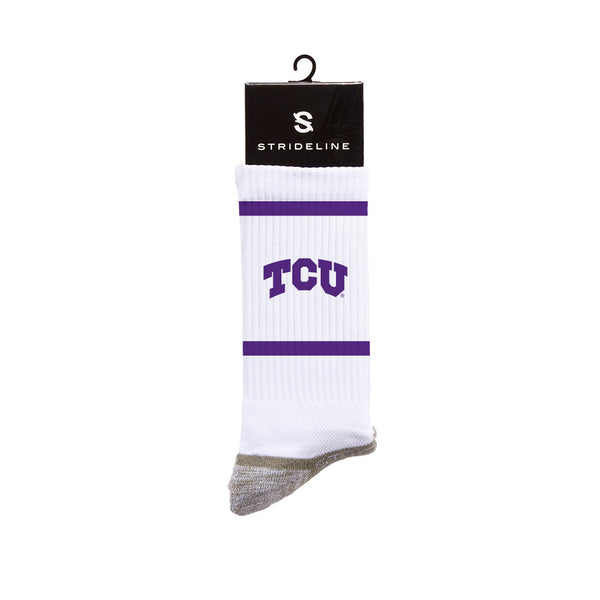 Texas Christian University | Premium Crew | Primary Logo White | N02380973ML