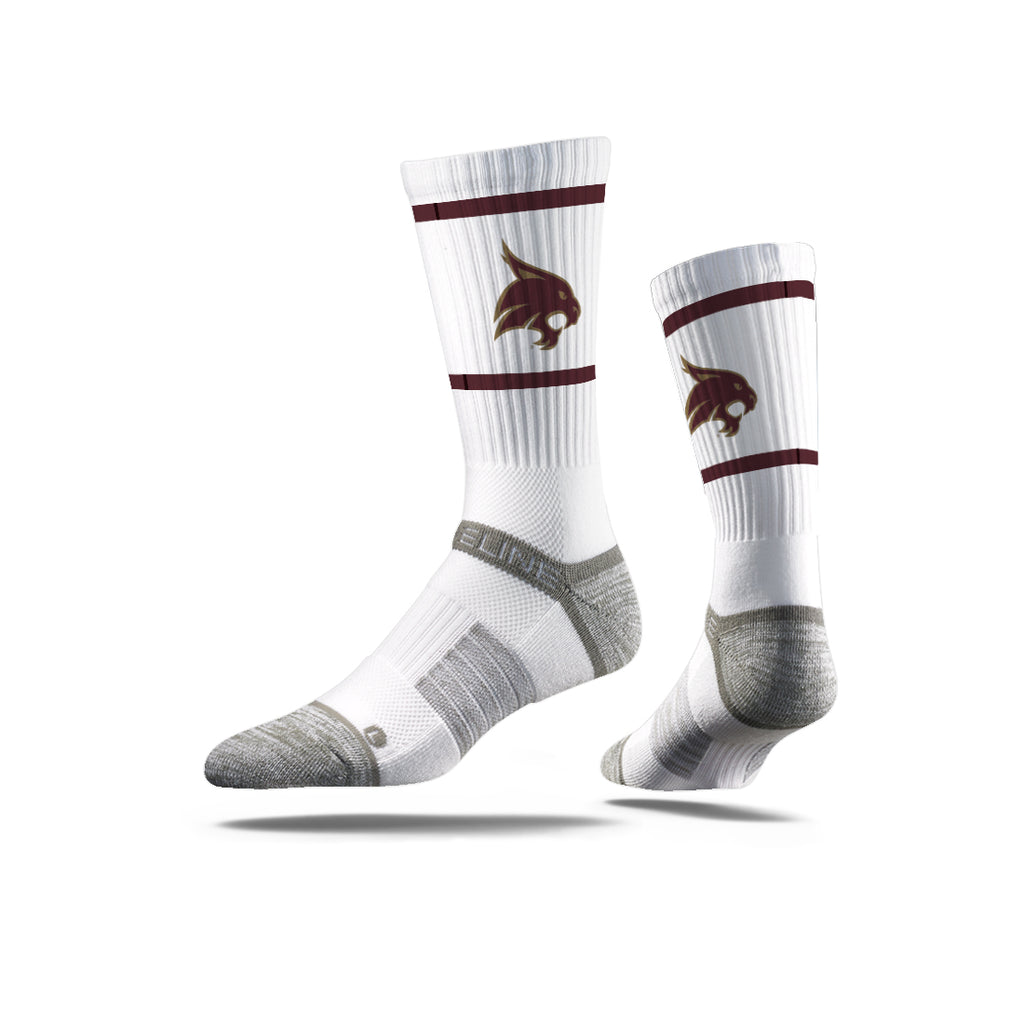 Texas State University | Premium Crew | Primary Logo White | N02380997ML