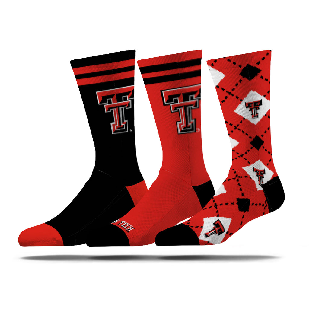 Texas Tech University | Economy Knit Crew | NCAA 3 Pack | N02435590ML