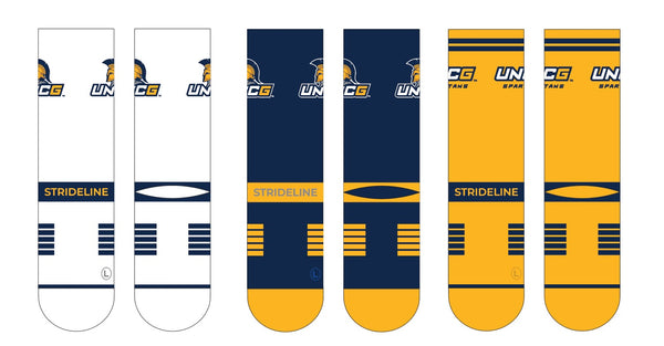 The University of North Carolina at Greensboro | Premium Knit Crew 3 Pack | NCAA 3 Pack G2 | N02713521ML