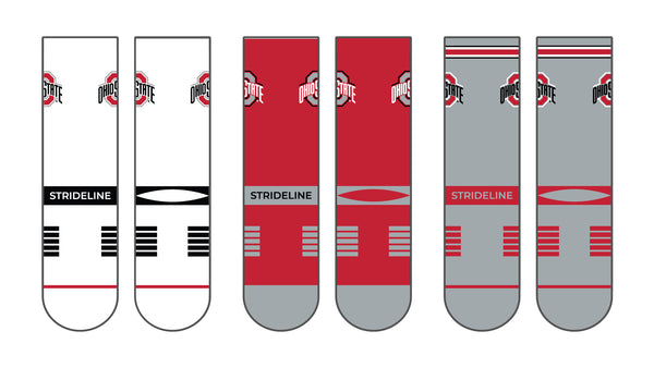 The Ohio State University | Premium Knit Crew 3 Pack | NCAA 3 Pack G2 | N02506928ML