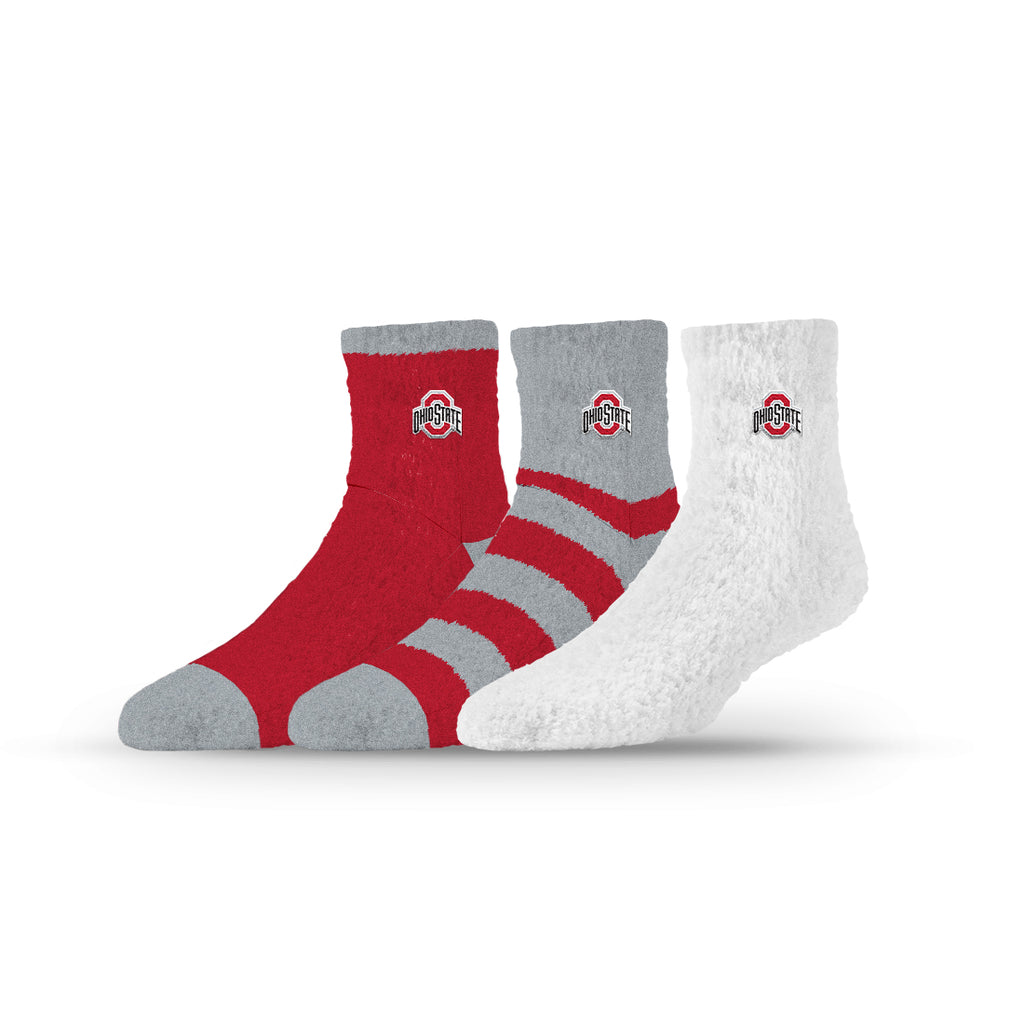 The Ohio State University | Fuzzy Half Calf Embroidered | NCAA 3 Pack | N02792633ML