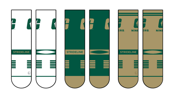 The University of North Carolina at Charlotte | Premium Knit Crew 3 Pack | NCAA 3 Pack G2 | N02499934ML