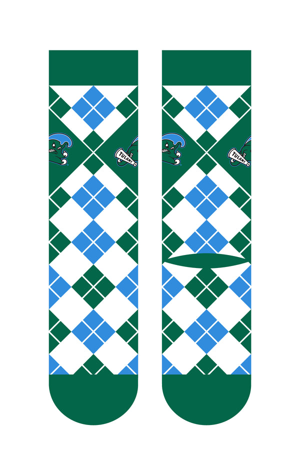 Tulane University | Business Knit Crew | Argyle | N02673478ML