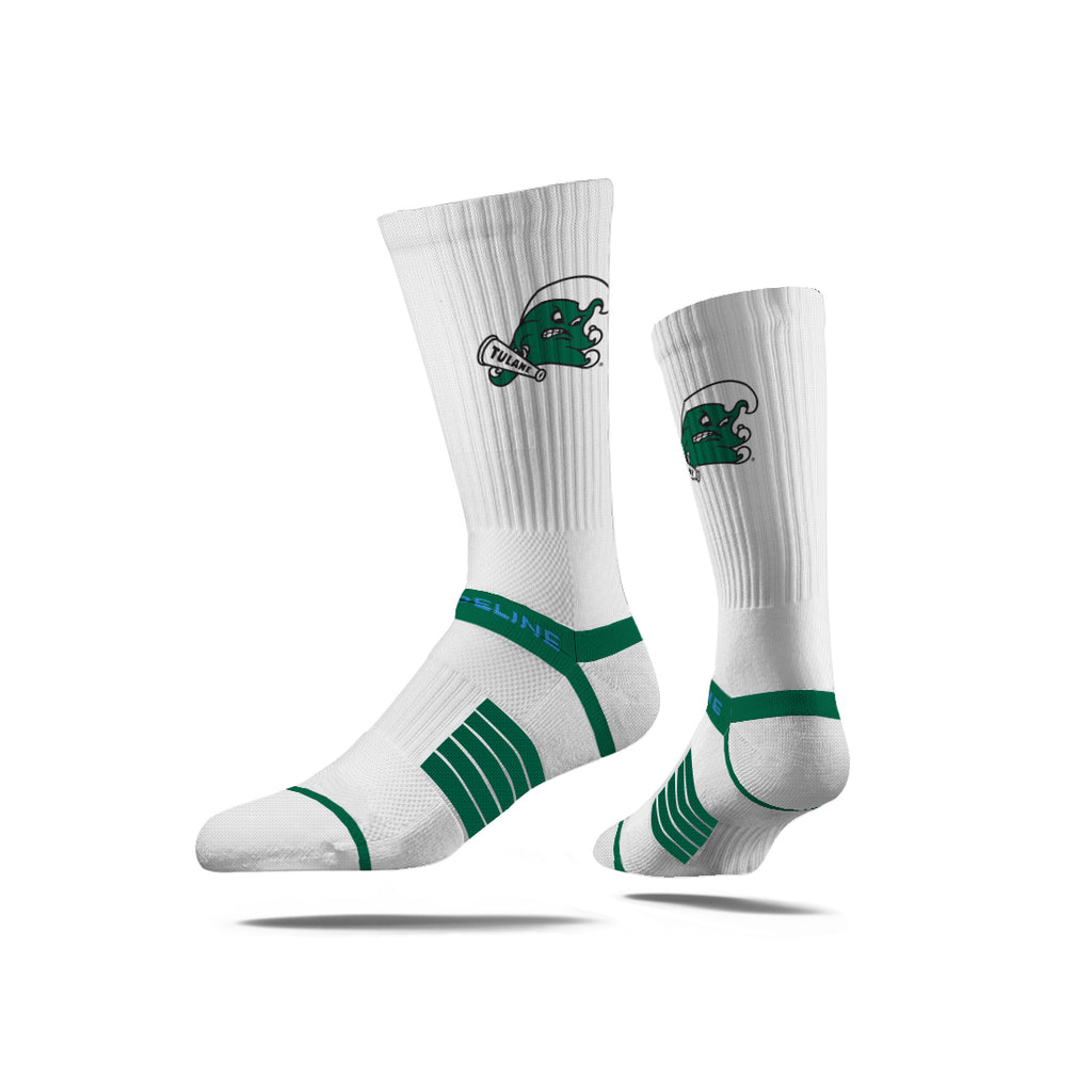 Tulane University | Premium Knit Crew | Primary Logo White | N02455557ML