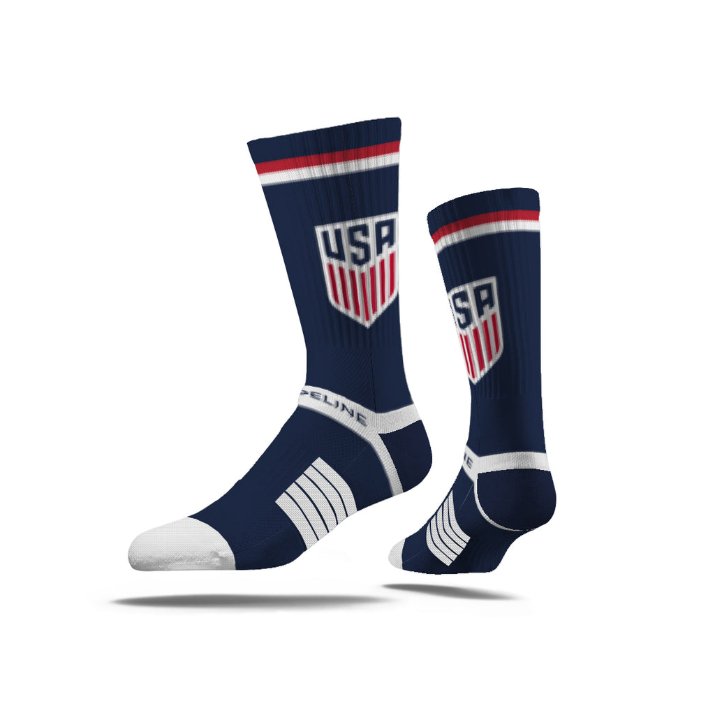 US Soccer | Premium Knit Crew | Retro | Navy | N02737308ML