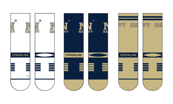 United States Naval Academy | Premium Knit Crew 3 Pack | NCAA 3 Pack G2 | N02612376ML