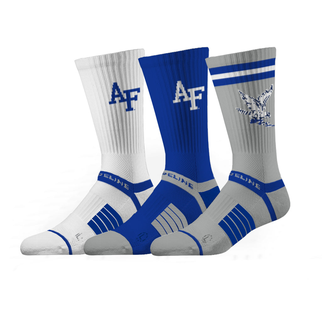 United States Air Force Academy | Premium Knit Crew 3 Pack | NCAA 3 Pack G2 | N02500206ML