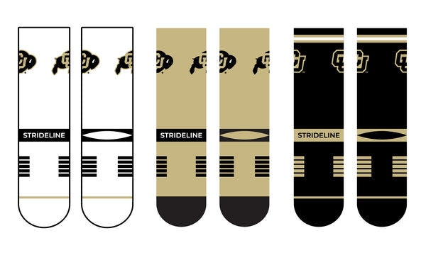 University of Colorado | Premium Knit Crew 3 Pack | NCAA 3 Pack G2 | N02502183ML