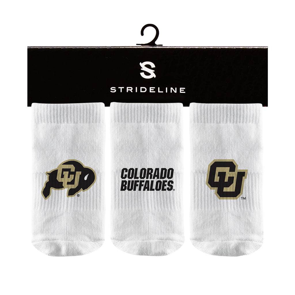 University of Colorado | Baby Socks 3 Pack | Primary Logo | N02581664B01