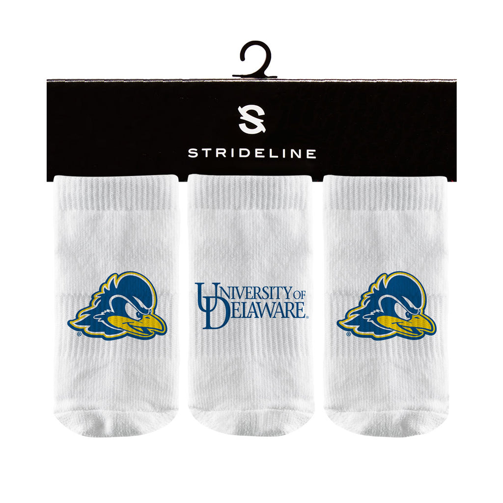 University of Delaware | Baby Socks 3 Pack | Primary Logo | N02233819B01