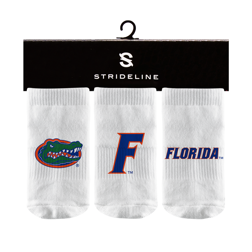 University of Florida | Baby Socks 3 Pack | Primary Logo | N01036560B01