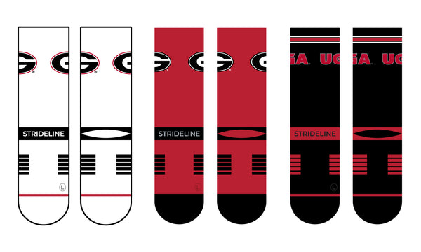 University of Georgia | Premium Knit Crew 3 Pack | NCAA 3 Pack G2 | N02502199ML
