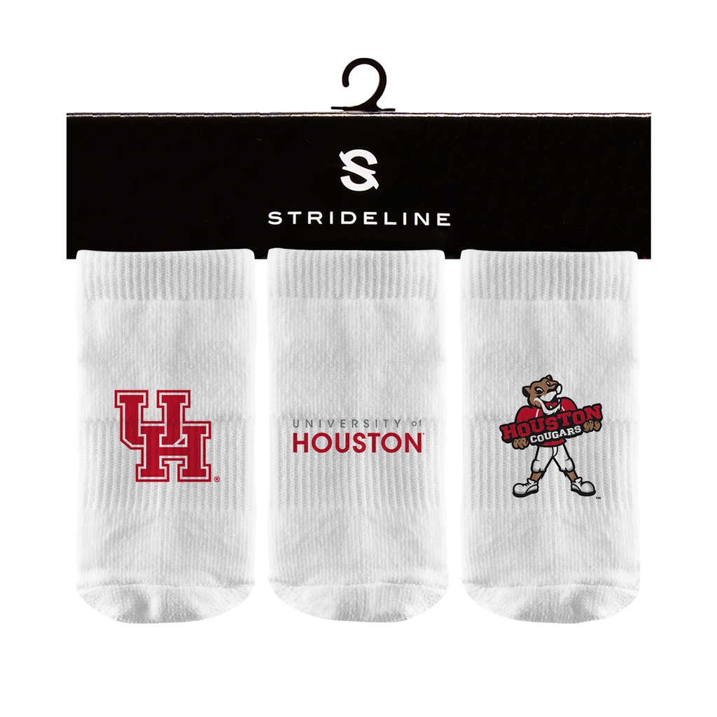 University of Houston | Baby Socks 3 Pack | Primary Logo | N02382118B01
