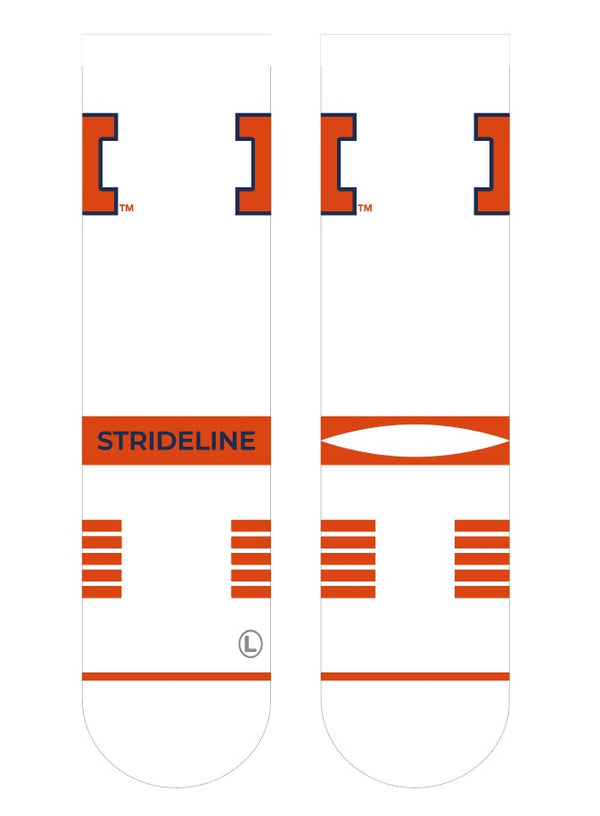 University of Illinois | Premium Knit Crew | Primary Logo White | N02203246ML