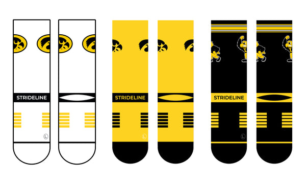 University of Iowa | Premium Knit Crew 3 Pack | NCAA 3 Pack G2 | N02502835ML