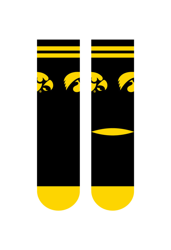 University of Iowa | Economy Knit Crew | Primary Logo School Color | N02369825ML