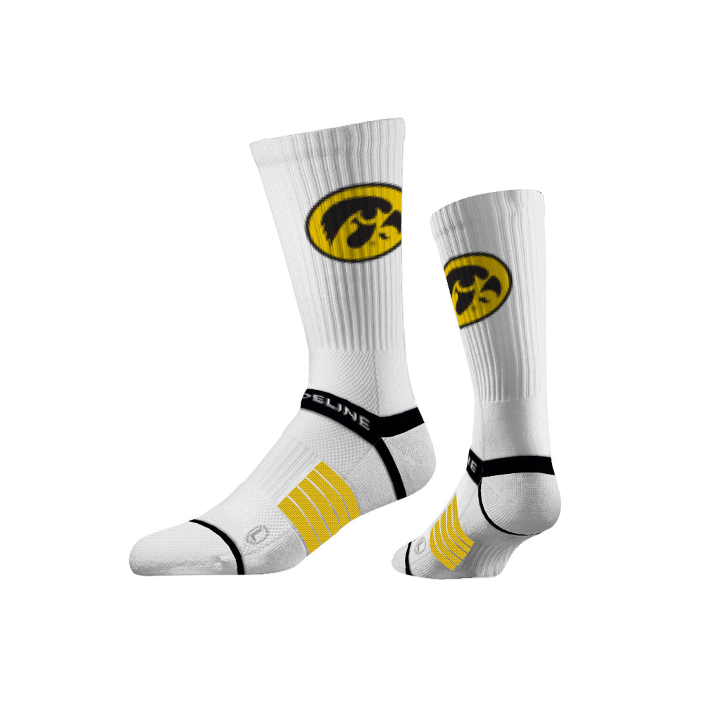 University of Iowa | Premium Knit Crew | Primary Logo White | N02201802ML
