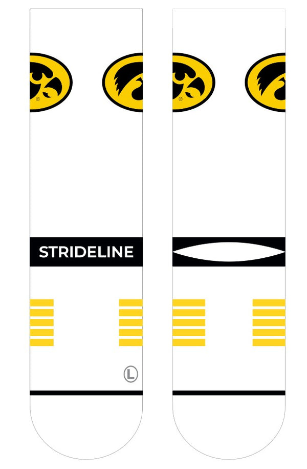 University of Iowa | Premium Knit Crew | Primary Logo White | N02201802ML