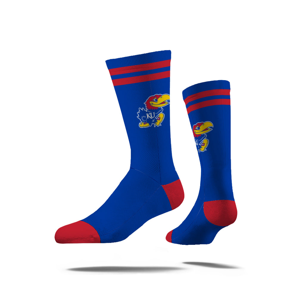 Kansas Crew Label University of Kansas | Economy Knit Crew | Primary Logo School Color ...