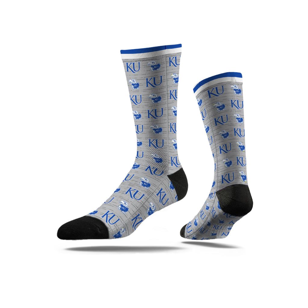 University of Kansas | Economy Full Sub | Step and Repeat | Grey | N01041150ML