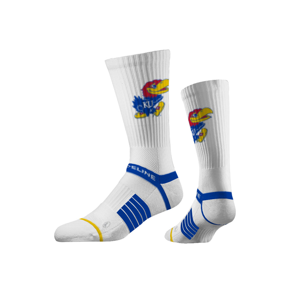 University of Kansas | Premium Knit Crew | Primary Logo White | N02203663ML