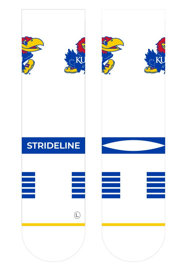 University of Kansas | Premium Knit Crew | Primary Logo White | N02203 ...