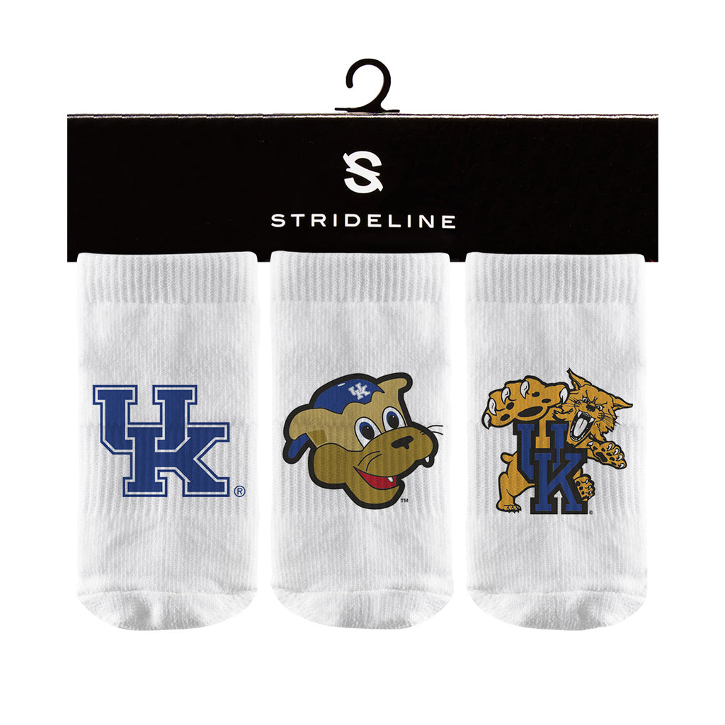 University of Kentucky | Baby Socks 3 Pack | Primary Logo | N00251231BB01