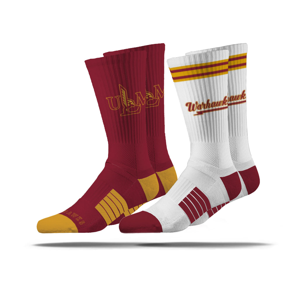 University of Louisiana at Monroe | Premier Knit Crew | NCAA 2 Pack | N02514589ML