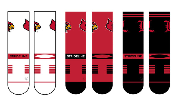 University of Louisville | Premium Knit Crew 3 Pack | NCAA 3 Pack G2 | N02502851ML