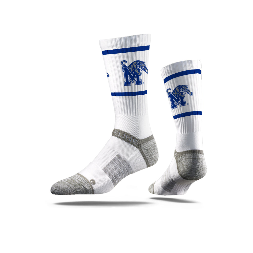 University of Memphis | Premium Crew | Primary Logo White | N02385540ML