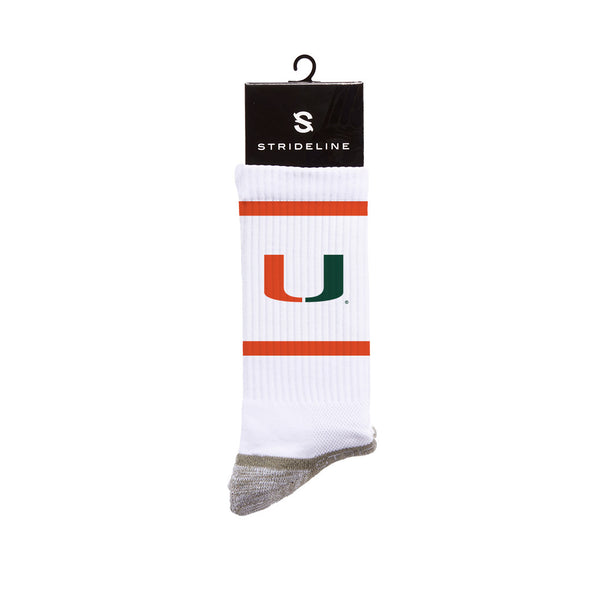 University of Miami | Premium Crew | Primary Logo White | N02594193ML