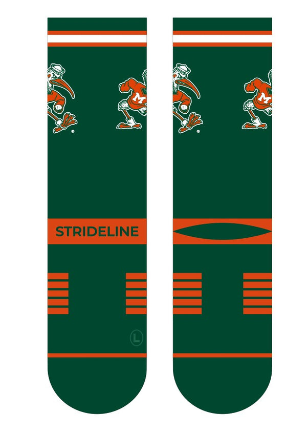 University of Miami | Premium Knit Crew | Fan Logo | N02460360ML