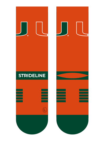 University of Miami | Premium Knit Crew | Primary Logo School Color | N02460356ML