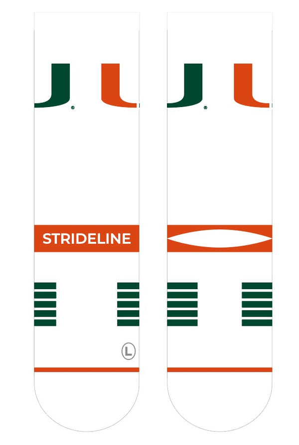 University of Miami | Premium Knit Crew | Primary Logo White | N02587648ML