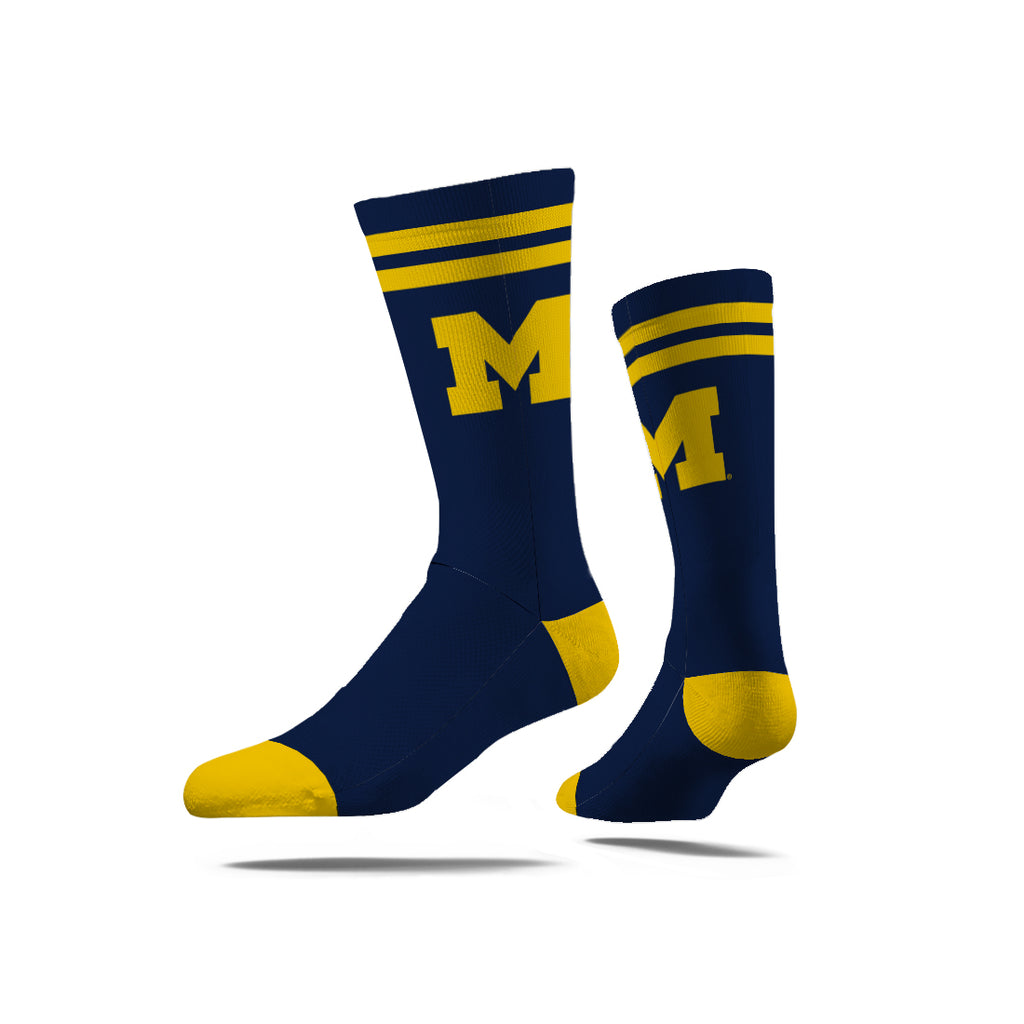 University of Michigan | Economy Knit Crew | Primary Logo School Color | N02584868ML