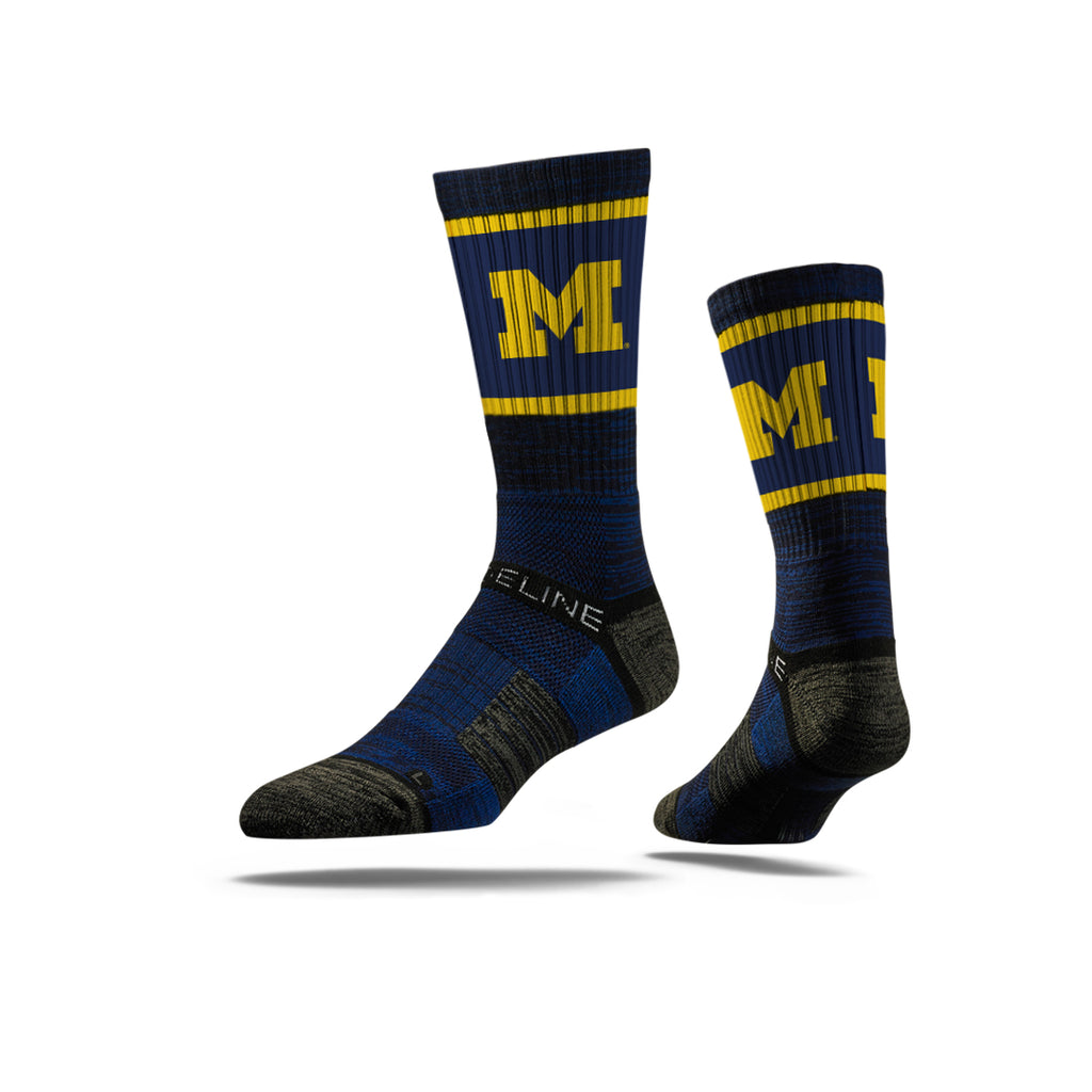 University of Michigan | Premium Crew | Primary Logo School Color | N01160100ML