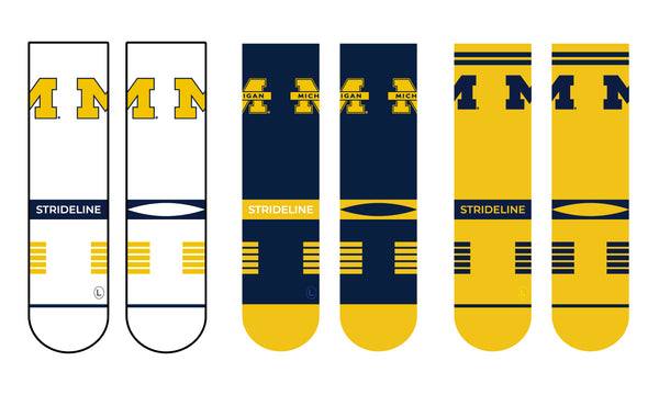 University of Michigan | Premium Knit Crew 3 Pack | NCAA 3 Pack G2 | N02503509ML