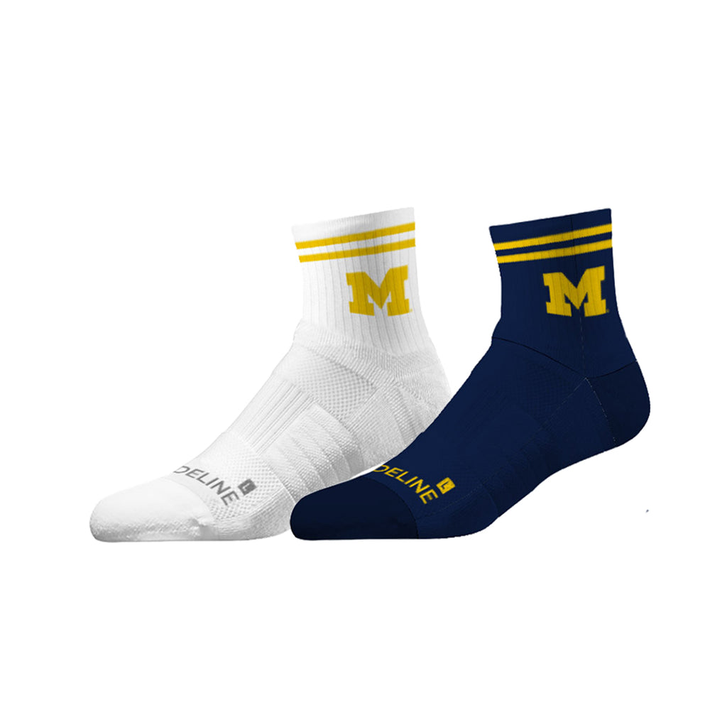 University of Michigan | Half Calf Knit | NCAA 2 Pack | N02626118ML