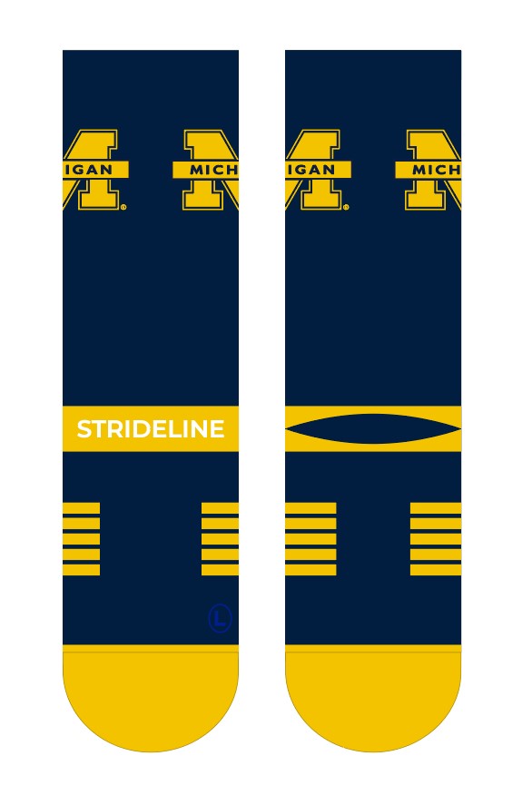 University of Michigan | Premium Knit Crew | Primary Logo School Color | N02460364ML