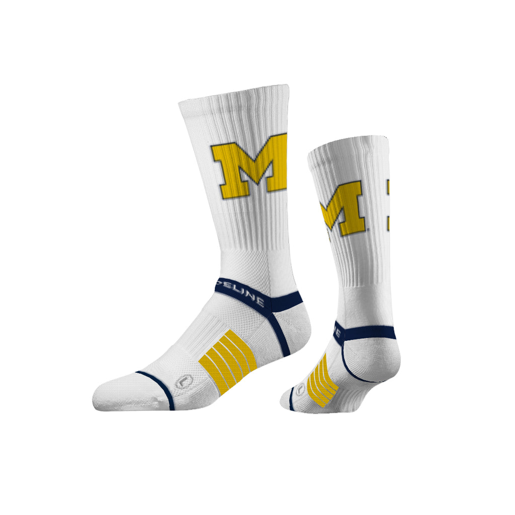 University of Michigan | Premium Knit Crew | Primary Logo White | N02421343ML
