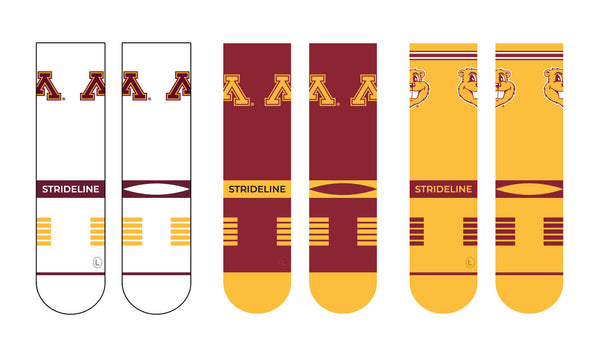 University of Minnesota | Premium Knit Crew 3 Pack | NCAA 3 Pack G2 | N02503513ML