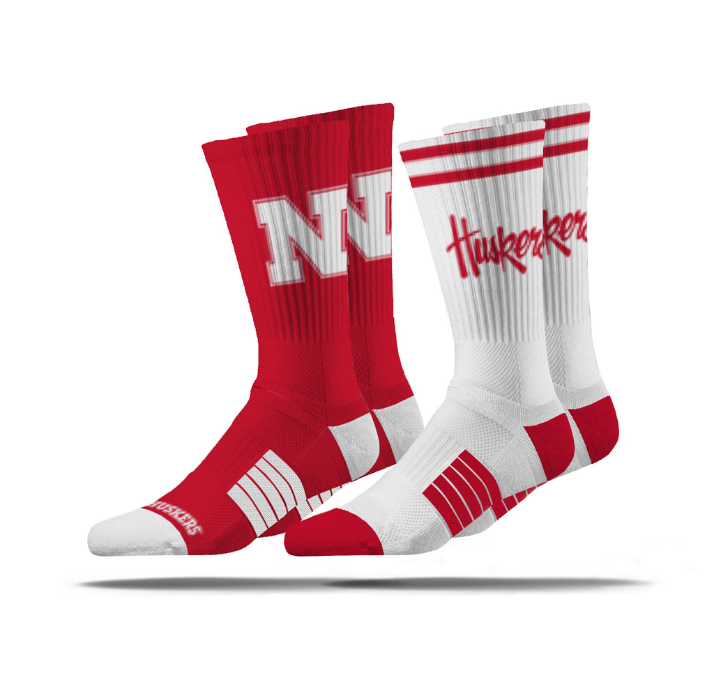University of Nebraska | Premier Knit Crew | NCAA 2 Pack | N02514347ML