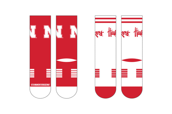 University of Nebraska | Premier Knit Crew | NCAA 2 Pack | N02514347ML